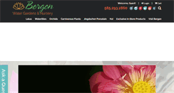 Desktop Screenshot of bergenwatergardens.com